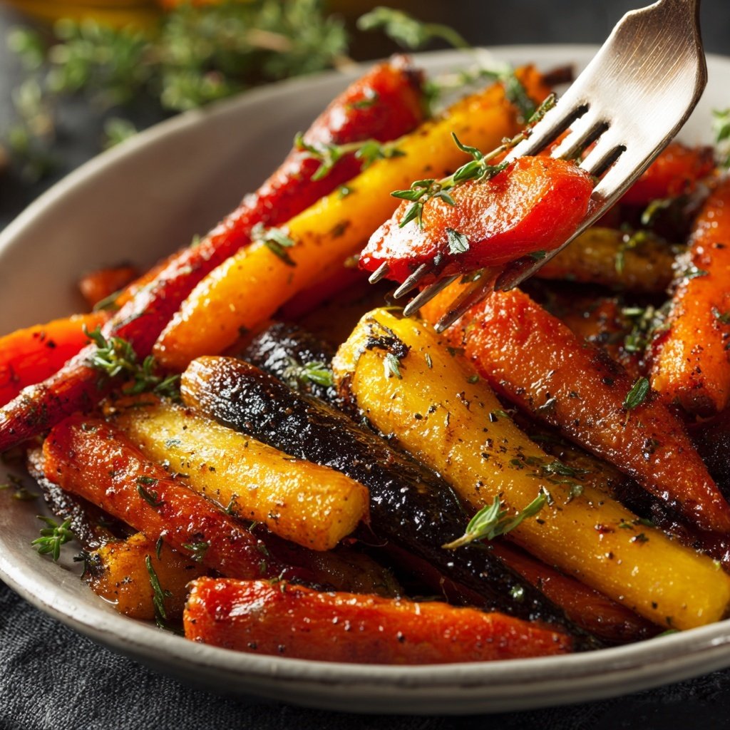 Jamaican Roasted Carrot Medley