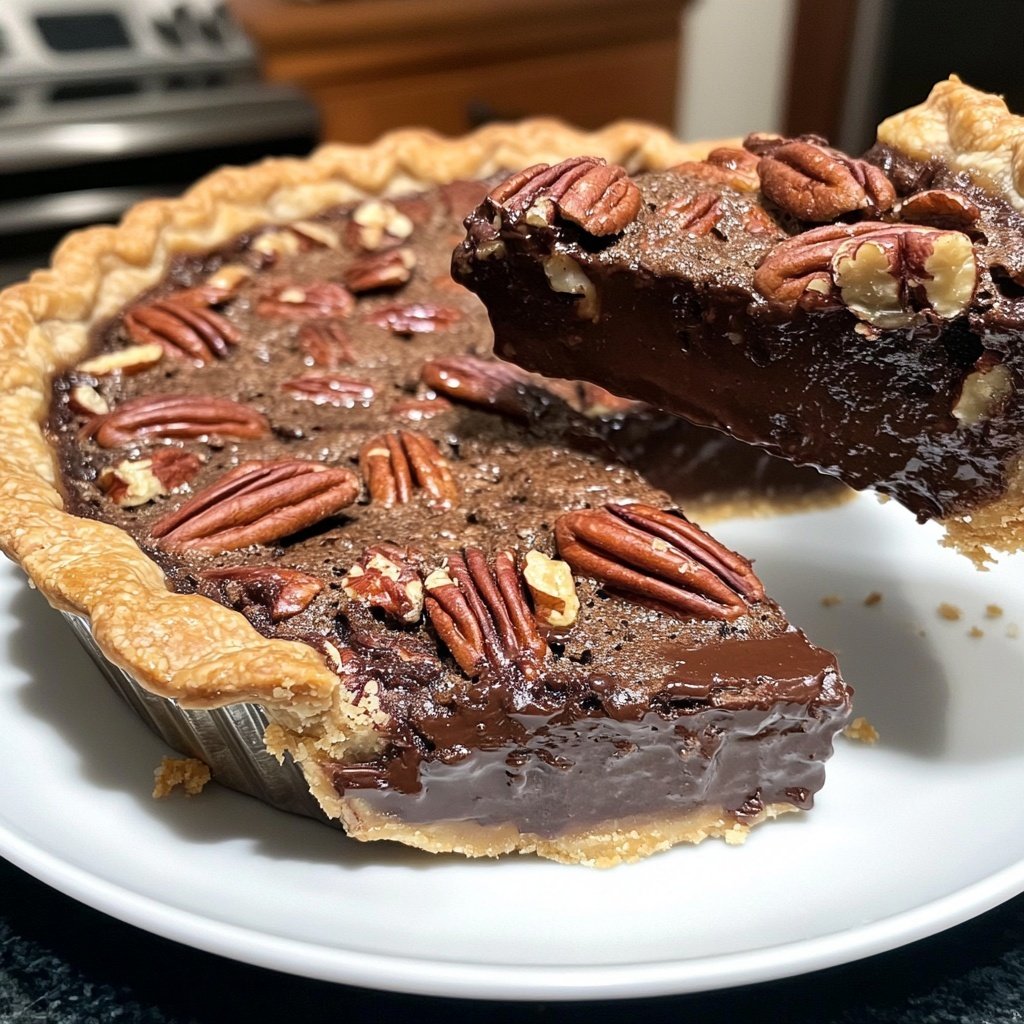 Texas Chocolate Pecan Pie