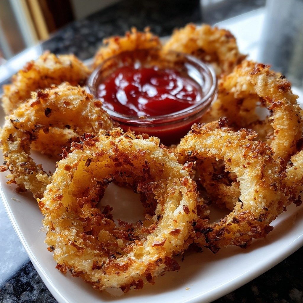 Super Bowl Crispy Onion Rings