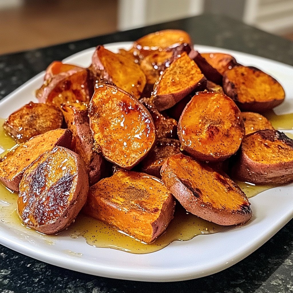 Roasted Sweet Potatoes with Cinnamon & Honey Recipe: A Simple and Healthy Side Dish!