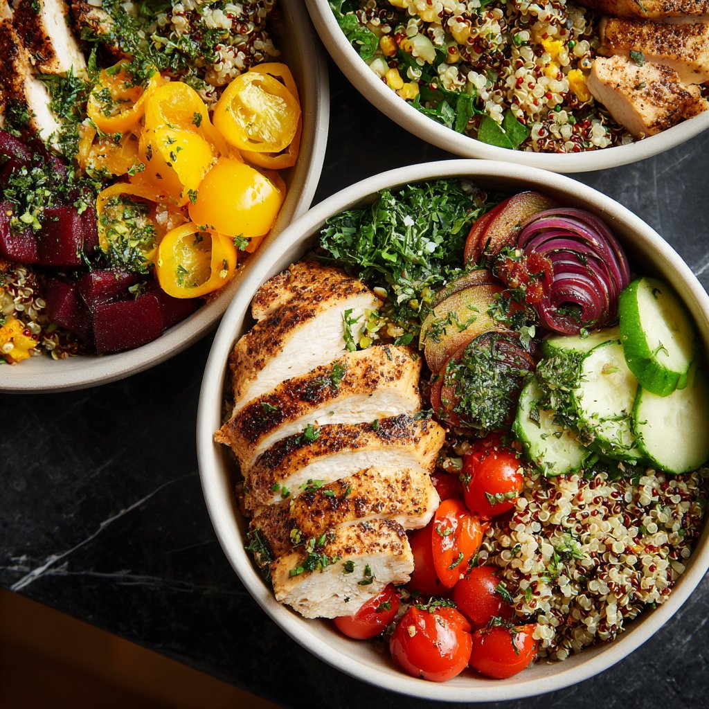 High Protein Lunch Bowls
