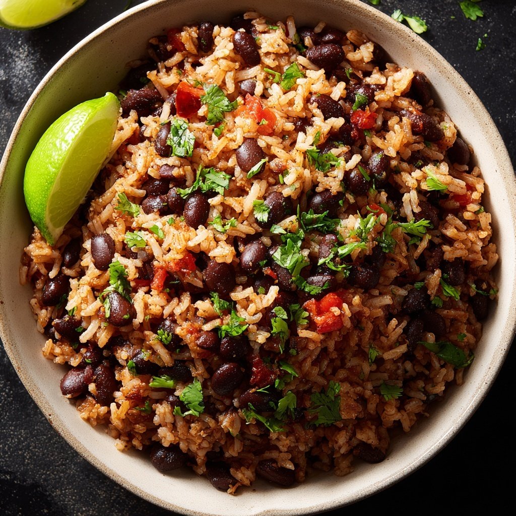 Jamaican Black Bean Rice Bowl