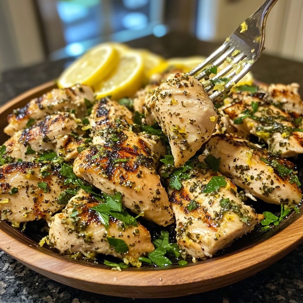 Grilled Lemon Herb Chicken Bowl