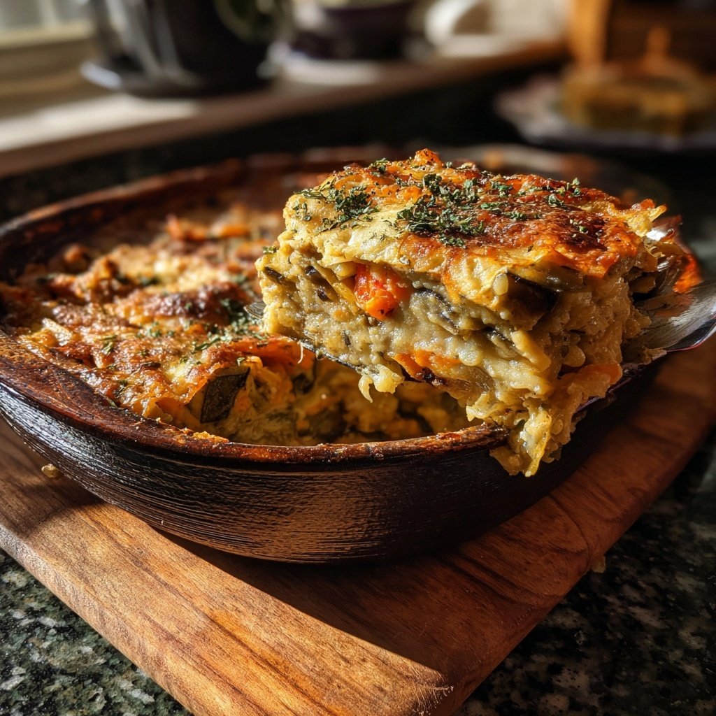 Baked Eggplant Lentil Bake