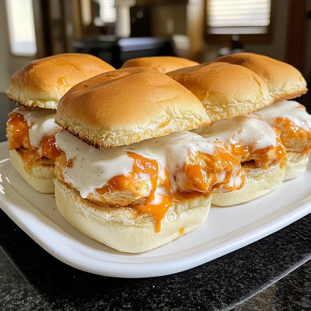 Buffalo Chicken Sliders