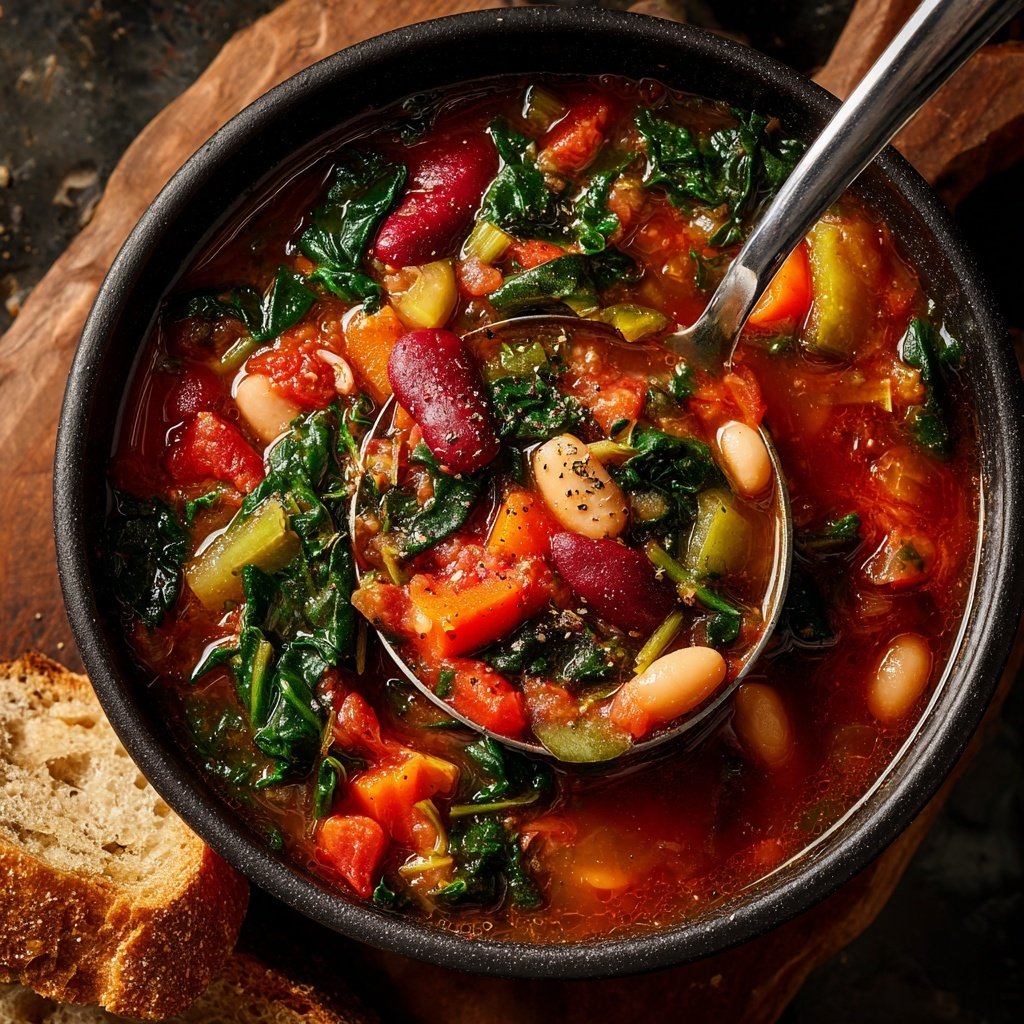 Healthy Crockpot Minestrone