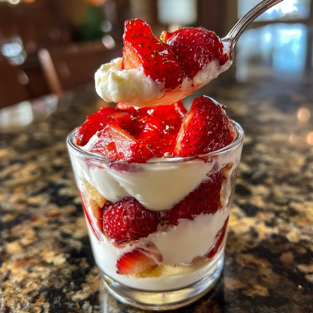 Fresh Strawberry Yogurt Parfait